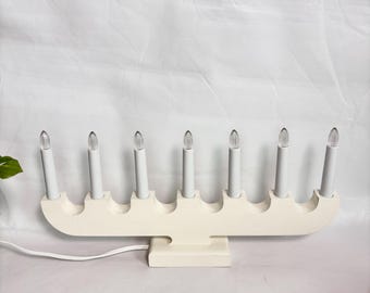 Vintage IKEA Kallt Illuminated Strala Candelabra by Mikael Warnhammar, Menorah, Christmas Decor, Table Lamp, Ambient Lighting, Scandinavian