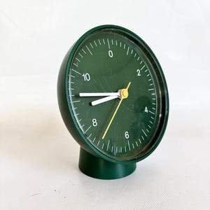 Vintage Moma HAY Jasper Morrison Dark Green Table Clock 6