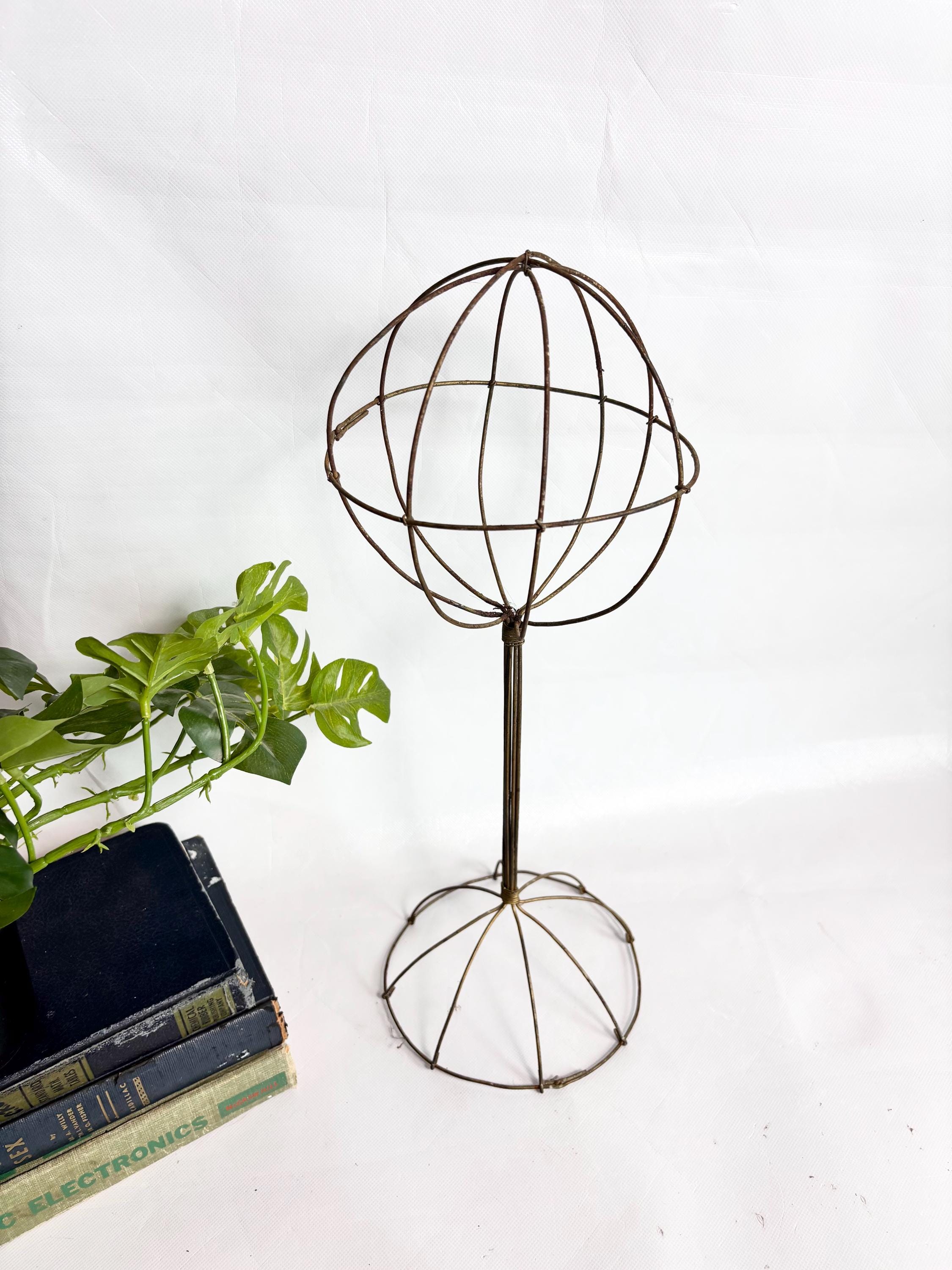 Vintage Wire Hat Stand - Etsy