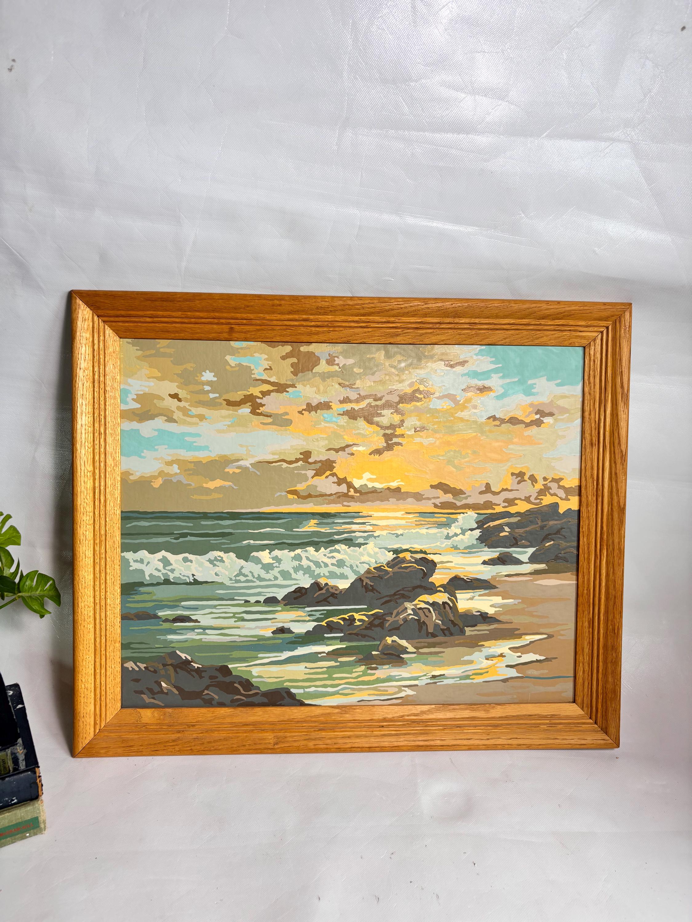 Vintage Paint by Number Nautical - Etsy