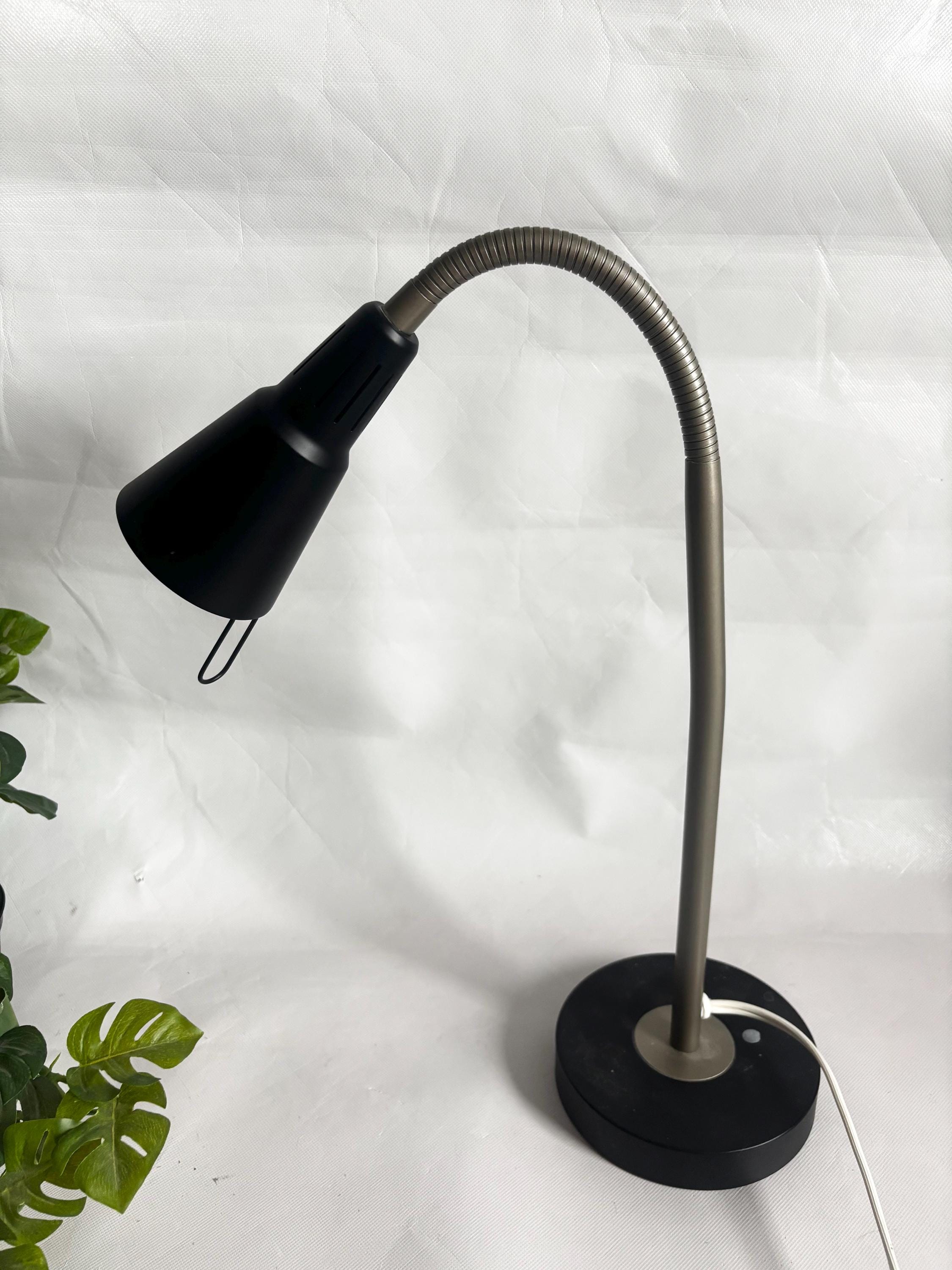 Vintage IKEA Table Lamp Kvart Black Gooseneck // Design by