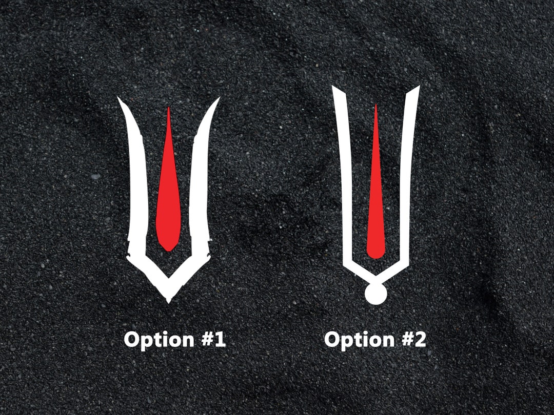 Lord Rama Tilak Car Decal: Hindu God Forehead Symbol