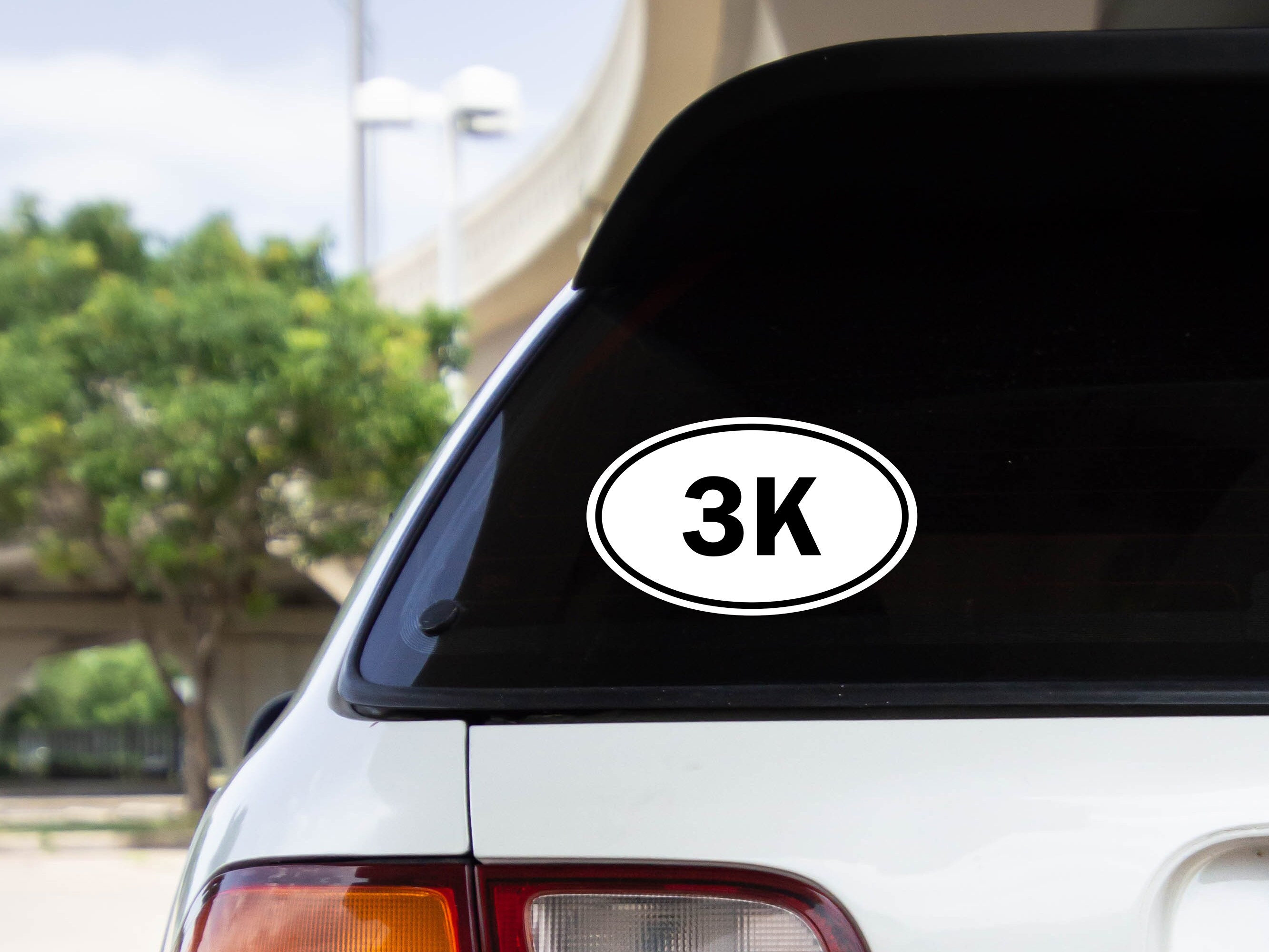 Custom Running Vinyl Decal 1K 3K 5K 0.0 Funny Humor Sticker for Car ...