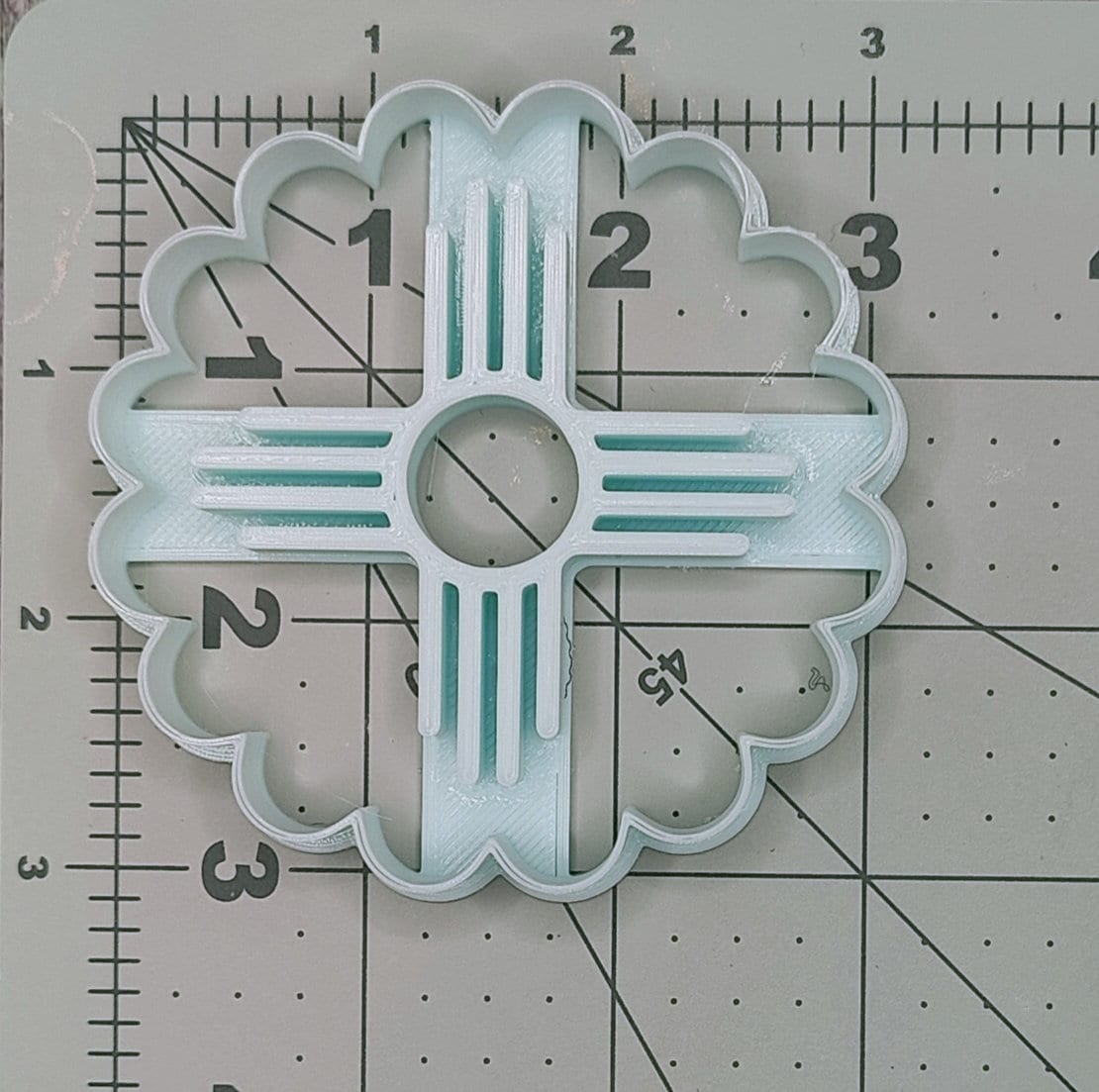 Zia Cookie Cutter scalloped Round New Mexico Etsy