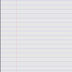 Lined paper