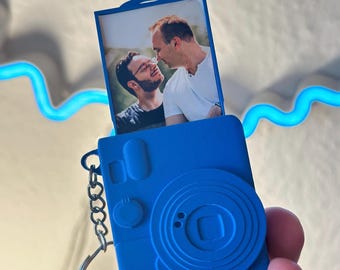 Instax Mini Camera Keychain with Drawer – Personalizable & Valentine's Day Gift