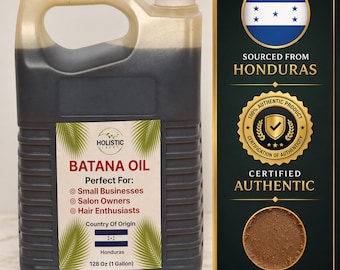 Zuivere batanaolie - 1 gallon (bulk) (128 oz - 8 lb) - Holistic Depot