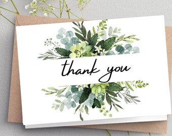 Thank You Card / Download / Printable / Stationary - Etsy
