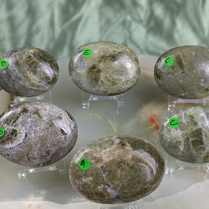Vibrant Vesuvianite Palms ~ Vesuvianite Palm Stones ~ Green Idocrase Palm Stones