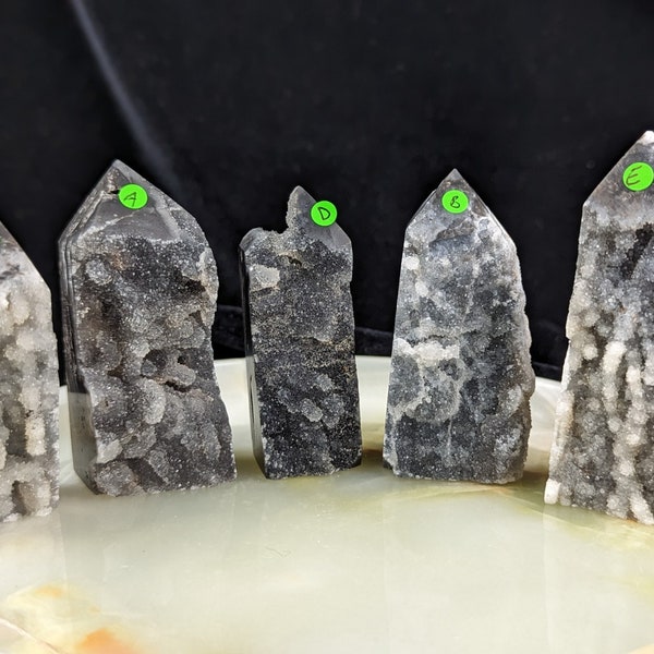 Super Druzy Sphalerite Towers ~ Sphalerite Generators ~ Zinc Blende Towers