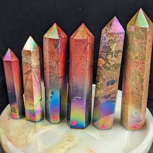 Aura Cherry Creek Jasper Towers ~ Red Creek Jasper ~ Picasso Jasper