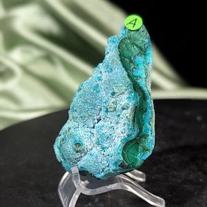 Raw Natural Chrysocolla with Malachite Specimens