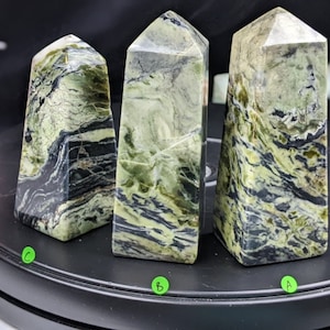 Rare Green Serpentine Towers ~ Serpentine Generator ~ Serpentine Obelisk
