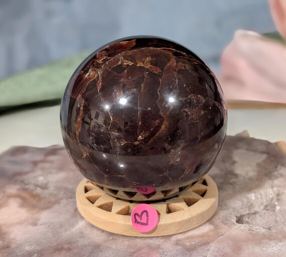 Hessonite Garnet Spheres ~ Hessonite Orbs ~ Cinnamon Stone Crystal Balls