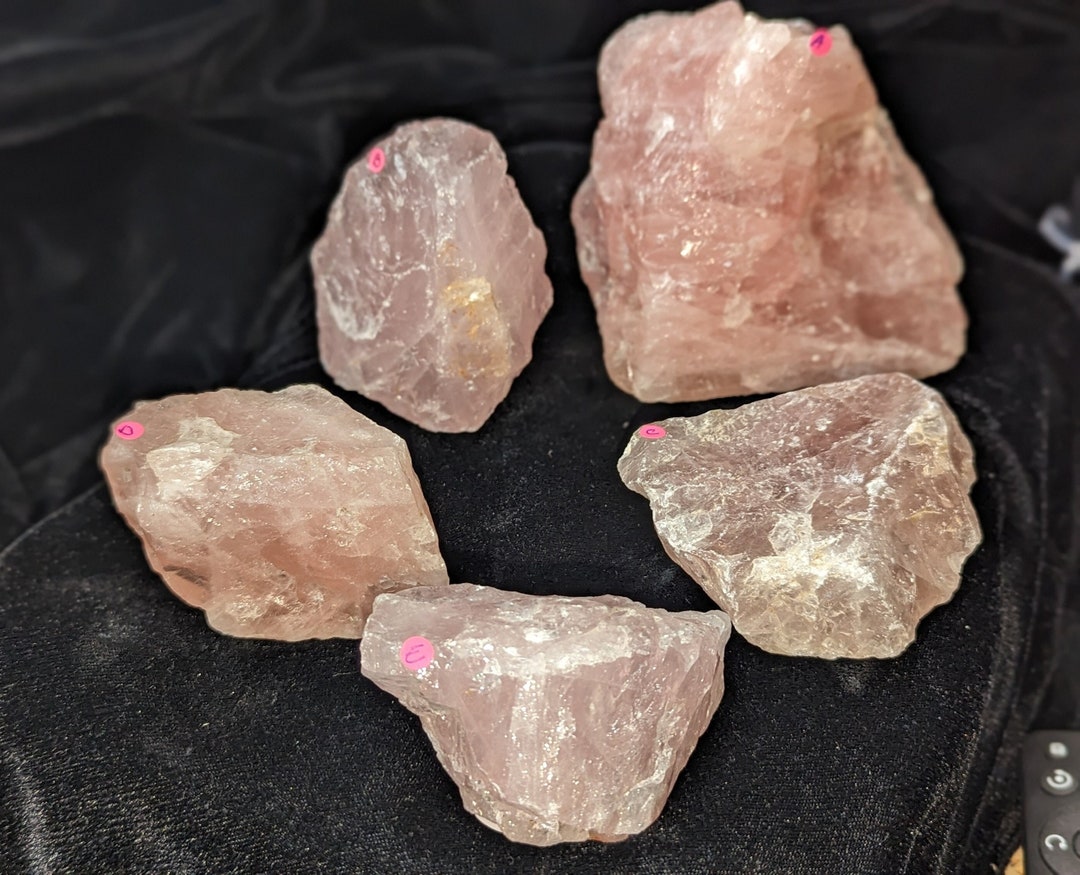 Raw Natural Rose Quartz Crystal ~ Rough Rose Quartz ~ Rose Quartz ...