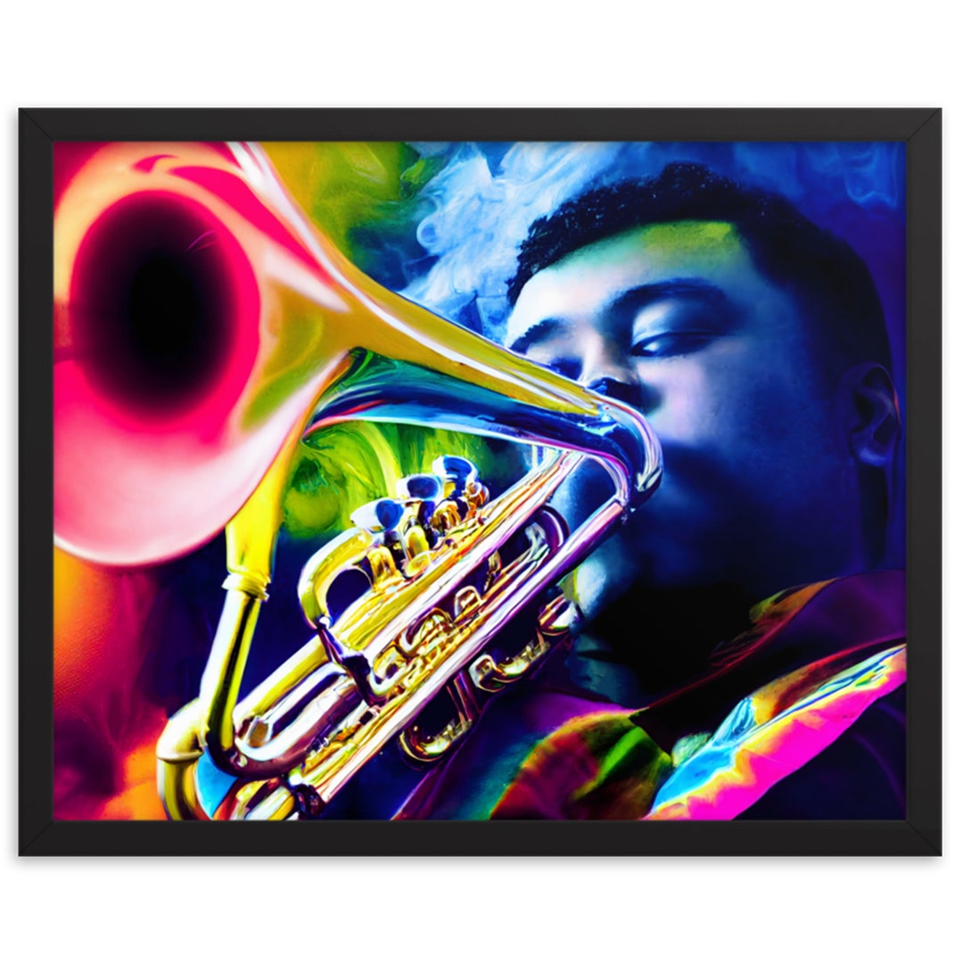 Colorful Fluid Body Positive Musician Wall Art Decore Cheap Etsy