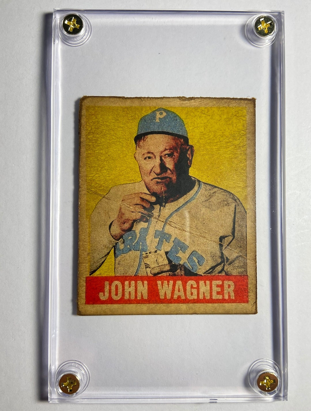 John honus Wagner Baseball Card - Etsy