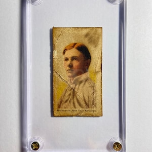 Christy Mathewson - honkbalkaart - 2 x World Series-kampioen (1905, 1921) -5 x NL strikeout-leider (1903-1905, 1907, 1908) bijgenaamd "Big Six"