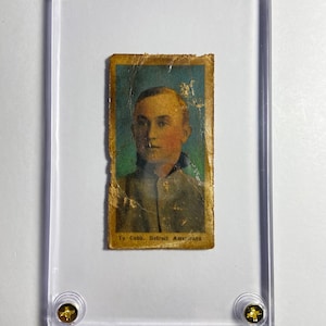 Tyrus Raymond Cobb - honkbalkaart - bijgenaamd "The Georgia Peach", was een Amerikaanse professionele honkbalmiddenvelder - historisch icoon MLB