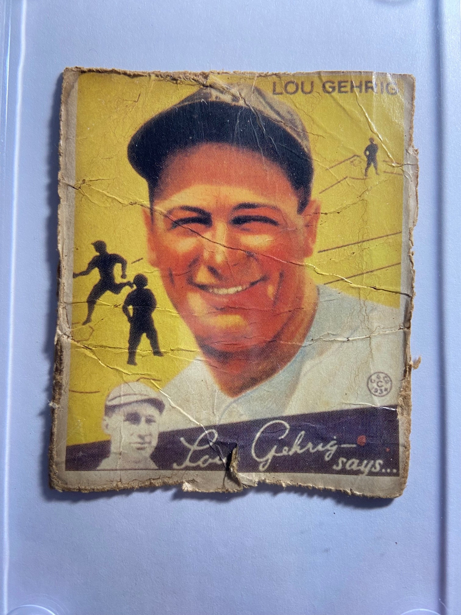 MLB Lou Gehrig 100枚限定 バットカード MLB Lou Gehrig 100枚限定