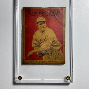 George Herman « Babe » Ruth - carte de baseball - « The Bambino » et « The Sultan of Swat », a commencé comme lanceur gaucher pour la MLB des Red Sox de Boston