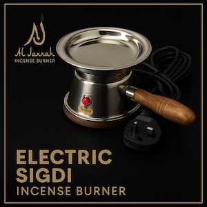 Bakhoor Räucherstäbchenbrenner: UK-Stecker, Oud Oil Resin Brenner