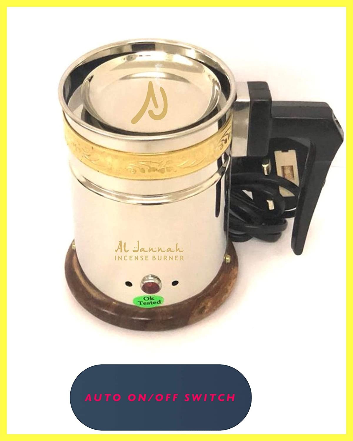 Electric Incense Burner With Automatic ON/OFF Thermostat Temperature