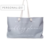 Personanlized Wedding Planner Weekender Bag, Custom Wedding Planner Thank You Gift, Event Day Of Coordinator Gift, Gift For Wedding Planner