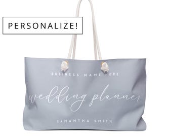Borsa da weekend personalizzata per wedding planner, regalo di ringraziamento personalizzato per wedding planner, regalo per il coordinatore dell'evento, regalo per wedding planner