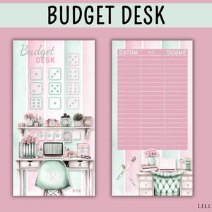 Sparchallenge I Budget Desk l Würfeln l Abstreichen l Umschlagmethode