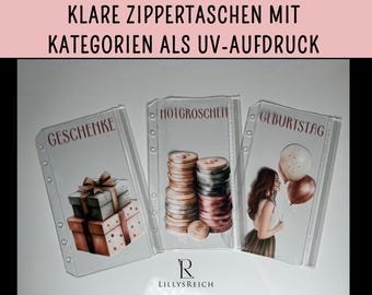 Zipper bags with category print I Nature l Personalized l UV printing l Envelope method l Budgeting