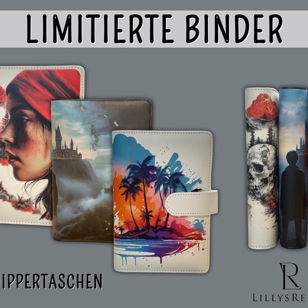 Limitierte Binder I Umschlagmethode l Zippertaschen