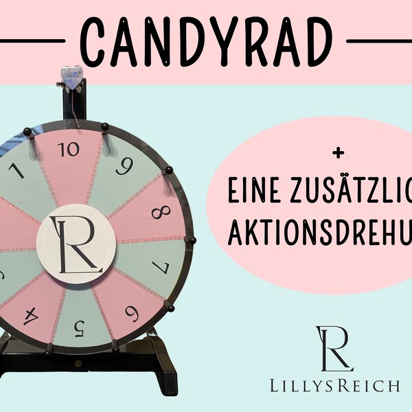 Rueda de caramelos I Retos de ahorro I Tarjetas plegables I Lillysreich