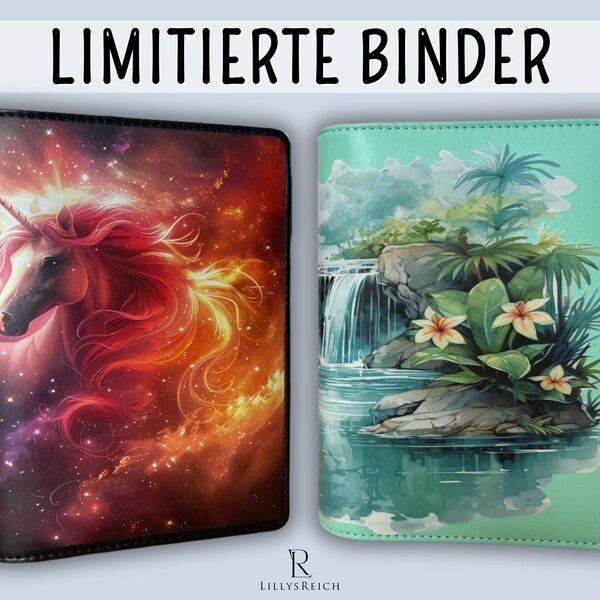 Limitierte Binder I Einhorn I Tropical l Challenges