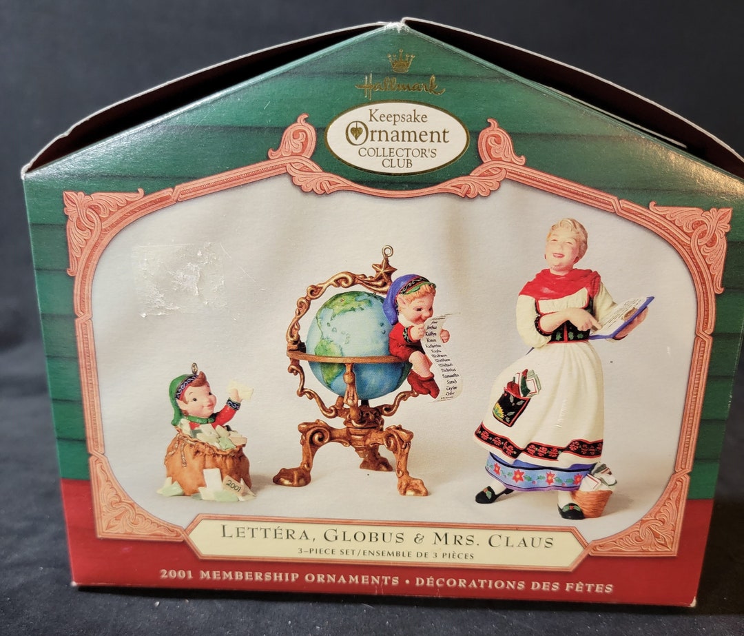 Hallmark Keepsake Ornament Collectors Club 2001 Membership Ornaments