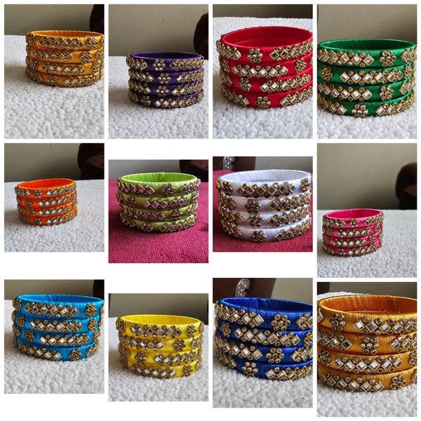 Silkthread bangles