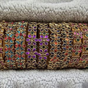 Handcrafted Silk Thread Bangles with Kundan Stones – Traditional Ethnic Jewelry