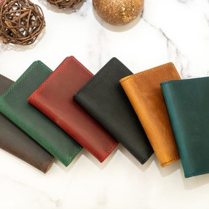 Los mejores regalos navideños minimalistas, billetera con tarjetero para mujer, billetera delgada, billetera para hombre, billetera para mujer, regalo perfecto, 6 colores disponibles