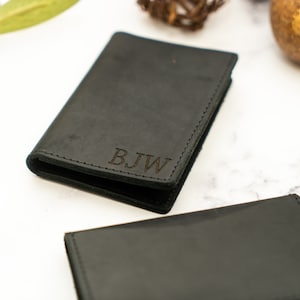 Minimalist Leather Wallet, Pop Up Credit Card Wallet, Leather Wallet, Slim Leather Wallet, Unisex Wallet, Distressed Leather Cardholder image 6