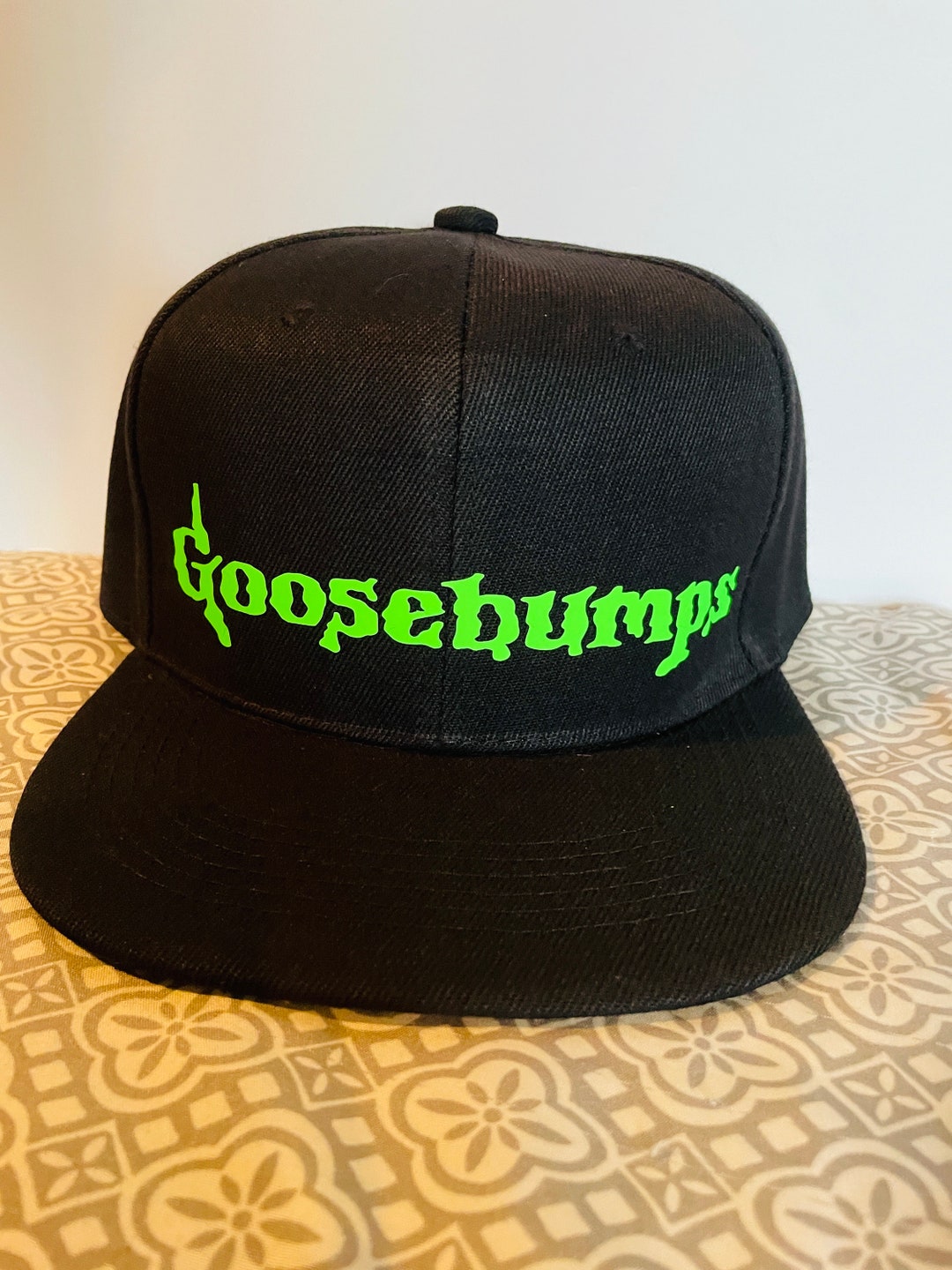Goosebumps Logo Snapback Hat Black Baseball Cap - Etsy