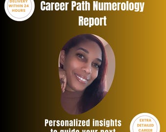 Personalized Career Path Numerology Reading (24-Hour Digital Report)