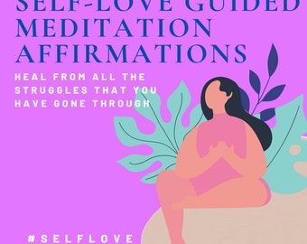 Self-Love Guided Meditation Audio - Heal Your Heart, Practice Self-Love, Meditation for Self-love & Self-care, Recording, Audio