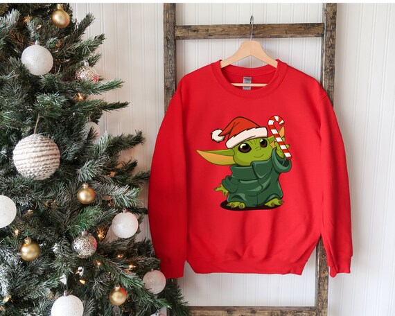 Star Wars Christmas Sweatshirt Baby Yoda Christmas Sweatshirt Christmas Sweatshirt Christmas Gift Star Wars Shirt Etsy