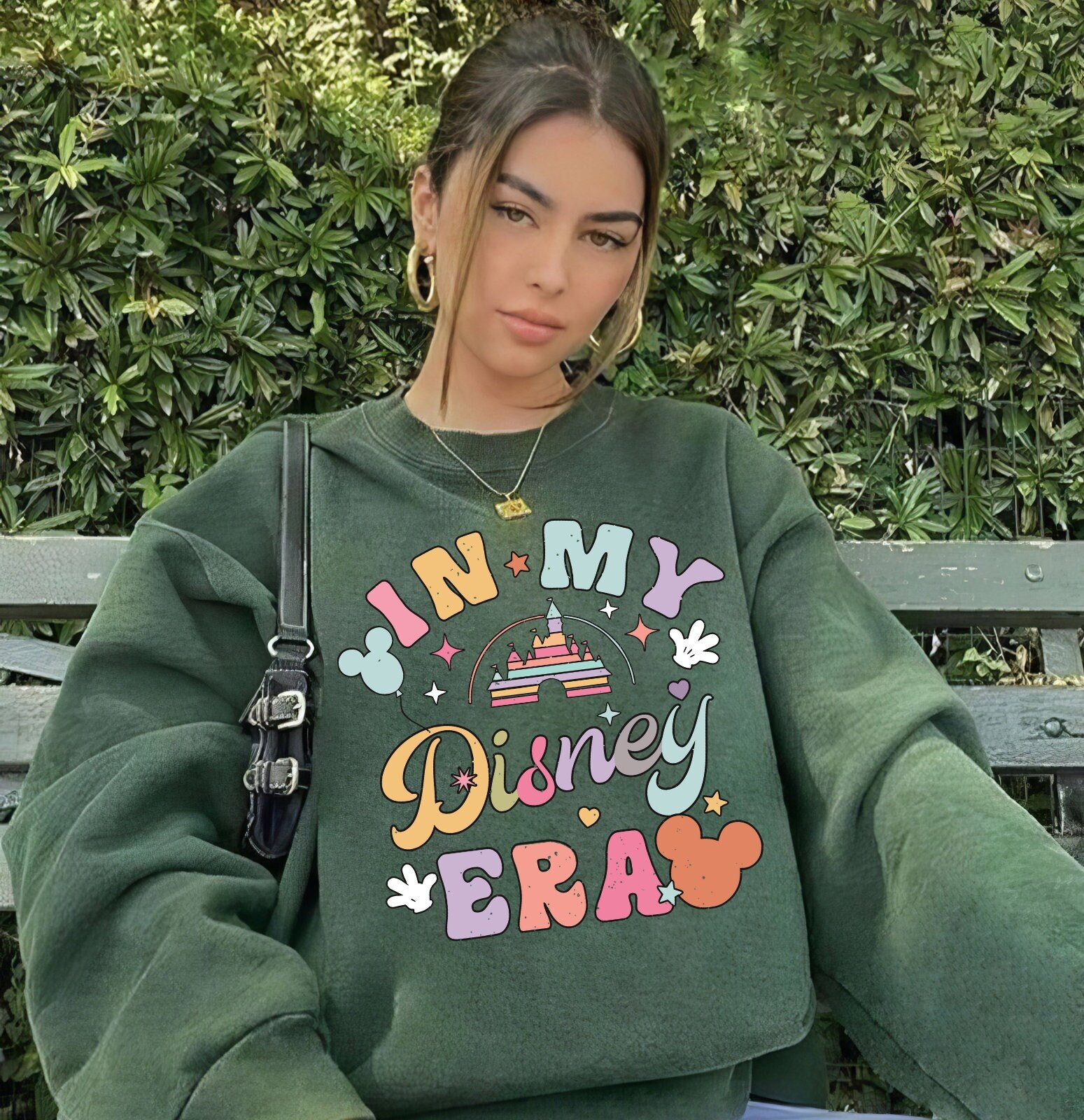 Disney Sweatshirt, in My Disney Era Sweatshirt, Colorful Vacay, Disney ...