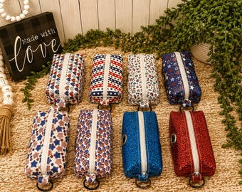 Patriotic Dog Waste Bag Holders