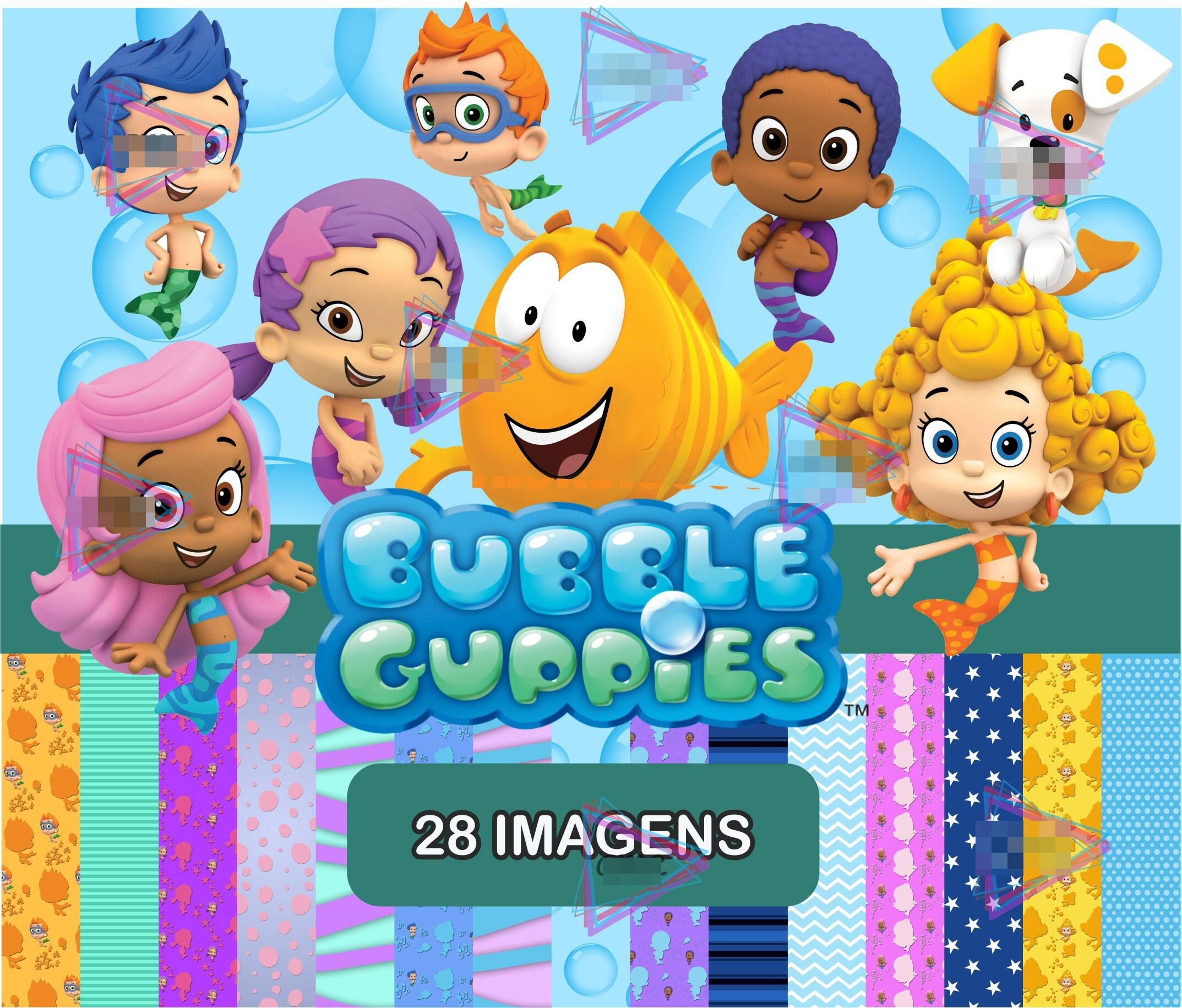 MEGA bundle Bubble Guppies Digital Set Imágenes prediseñadas Etsy México