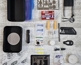 Kit di sopravvivenza / Kit EDC / Regalo / Kit di sopravvivenza tascabile tutto in uno / EDC SOS di emergenza / Attrezzatura tattica per la sopravvivenza in campeggio all'aperto / edc