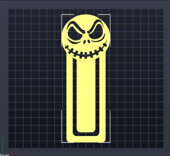 Jack Skellington Bookmark Stl File - Etsy