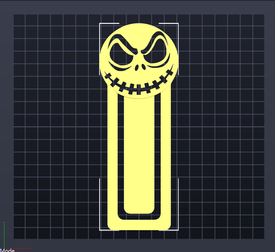 Jack Skellington Bookmark Stl File - Etsy