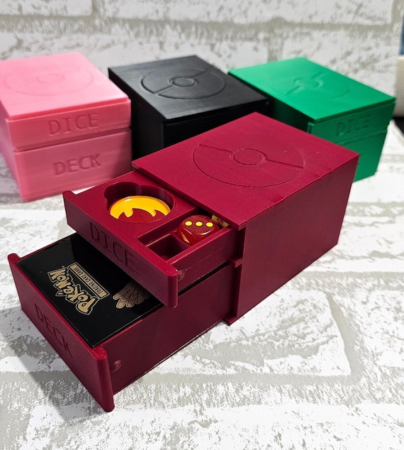 Pokemon card box / trading card storage box / card case / card holder